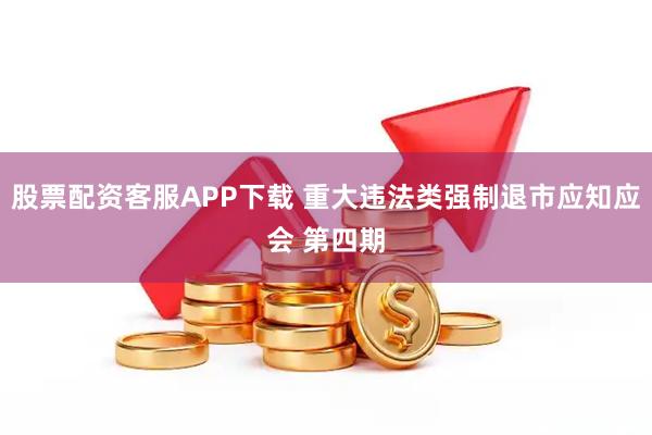 股票配资客服APP下载 重大违法类强制退市应知应会 第四期