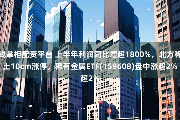 钱掌柜配资平台 上半年利润同比增超1800%，北方稀土10cm涨停，稀有金属ETF(159608)盘中涨超2%